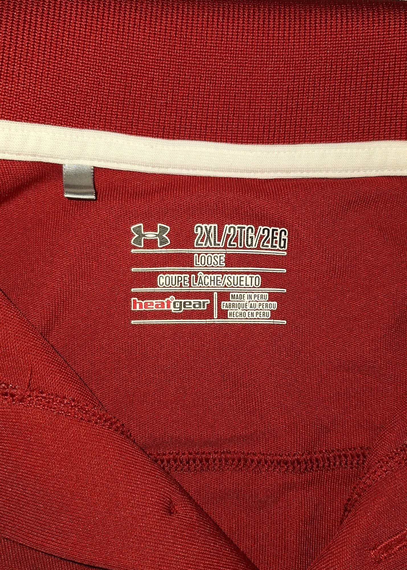 Under Armour Loose Performance Red Polo