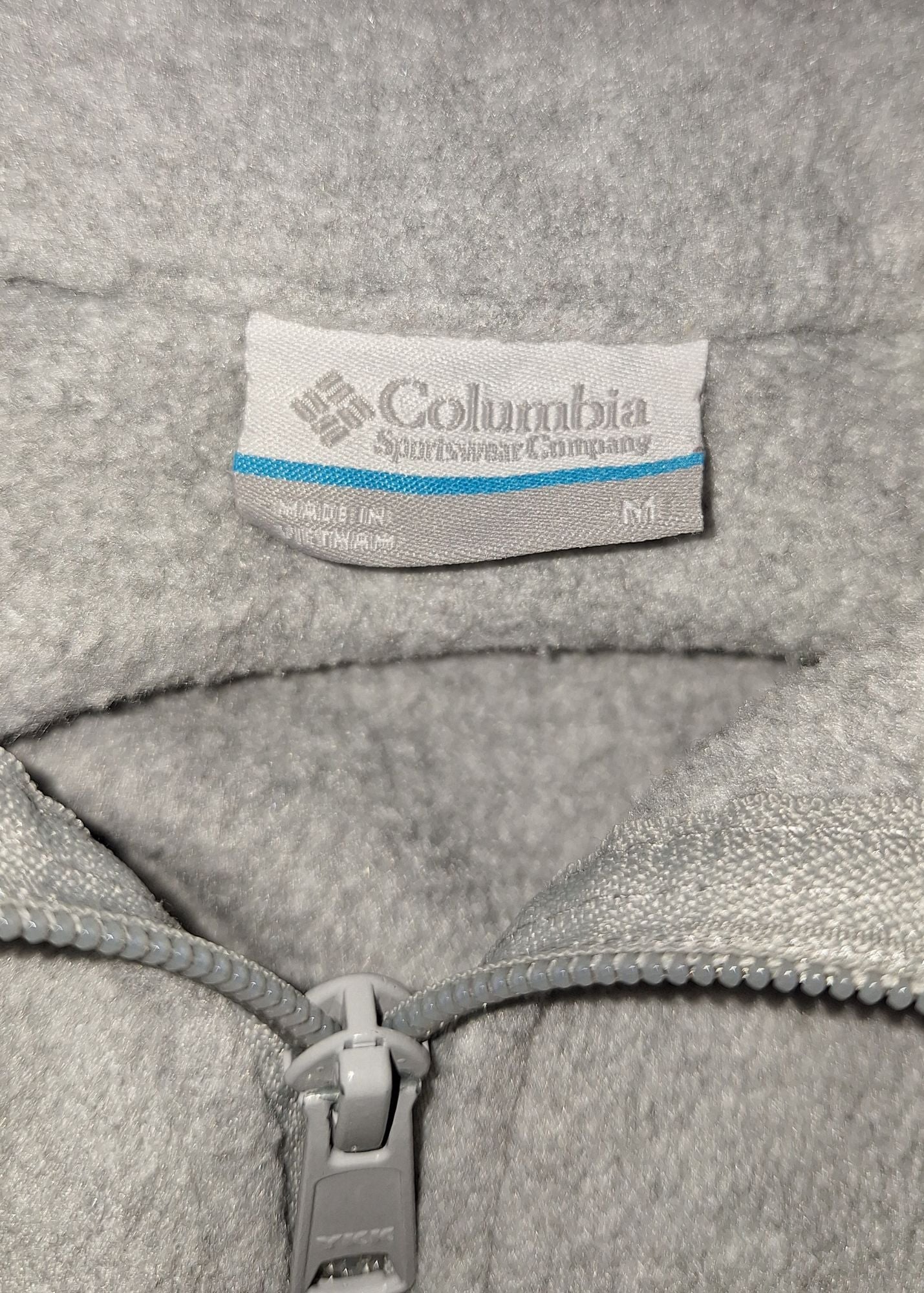 Columbia Full-Zip Grey Fleece