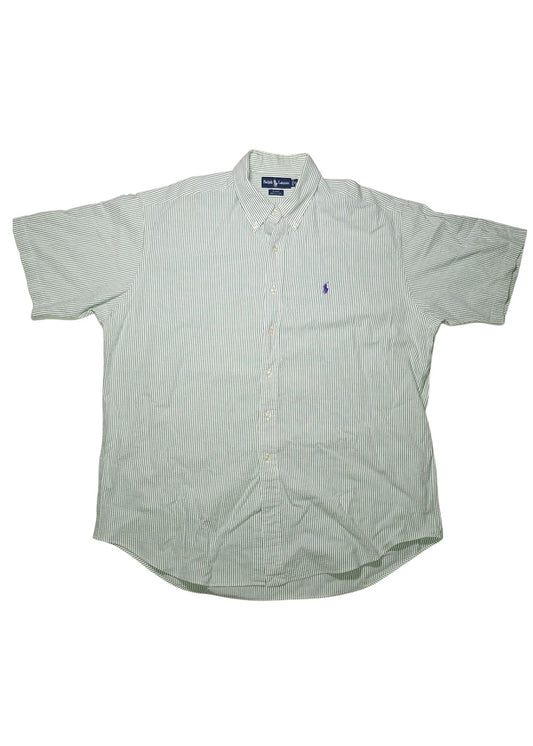 Polo Ralph Lauren Button-Down Green White Shirt