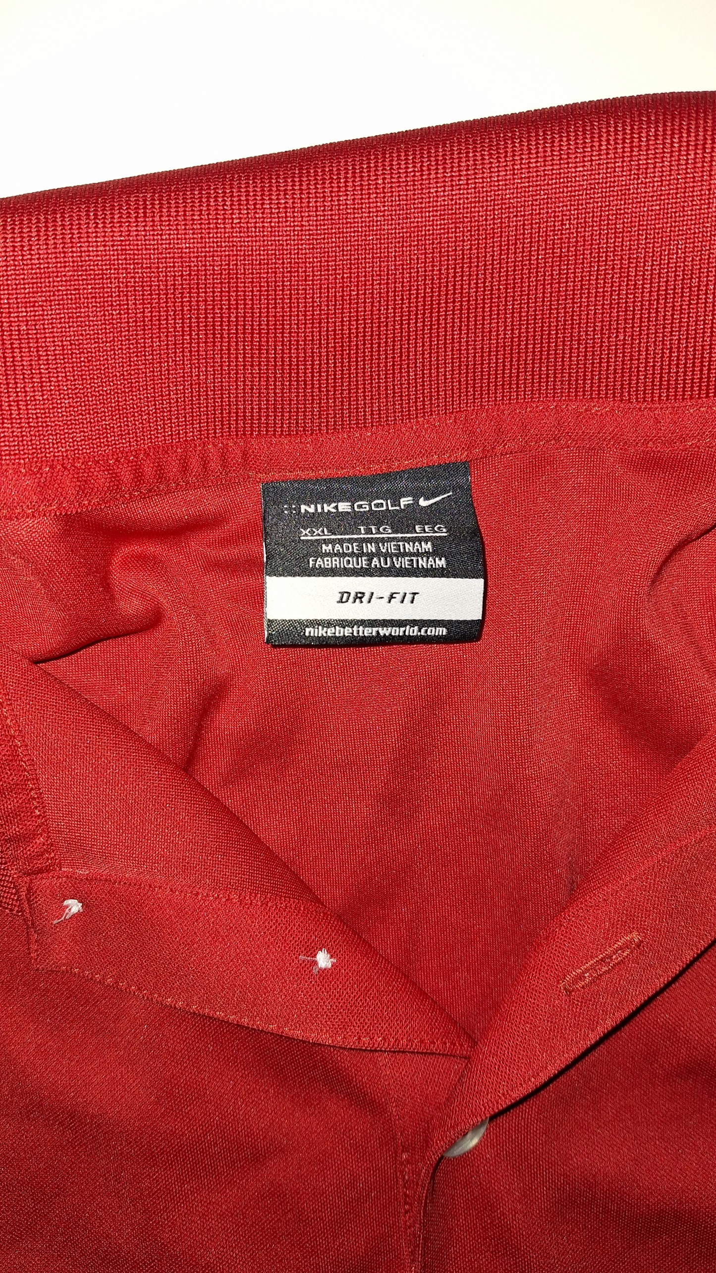 Nike Golf Dri-Fit Polo Red Shirt