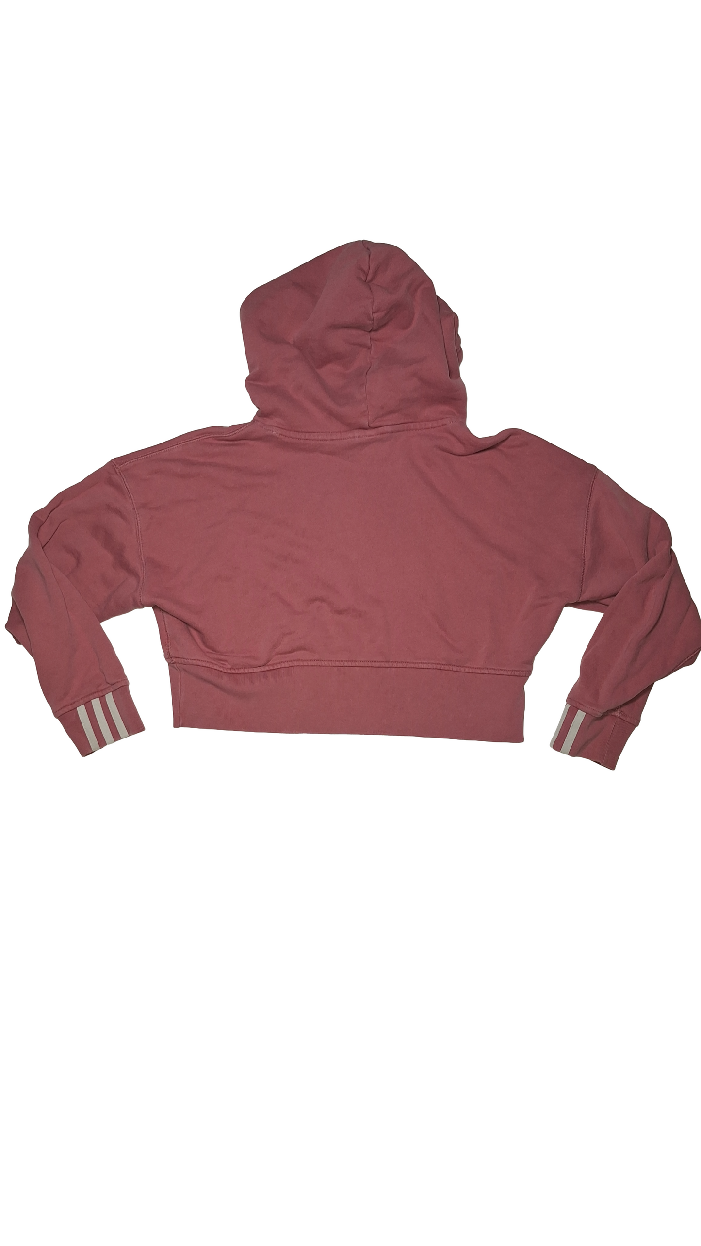 Adidas Cropped Pink Hoodie