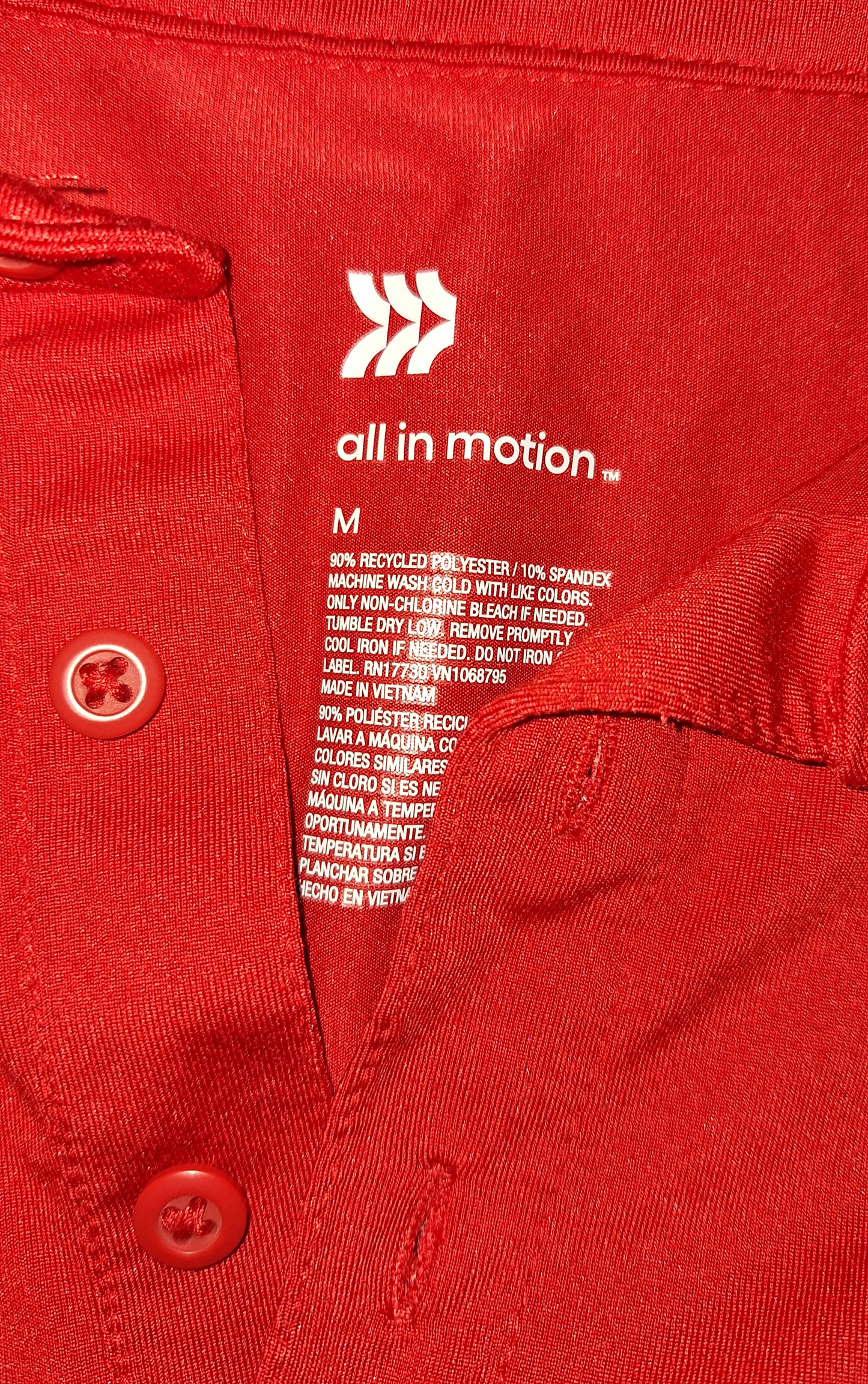 Athletic Red Polo Shirt