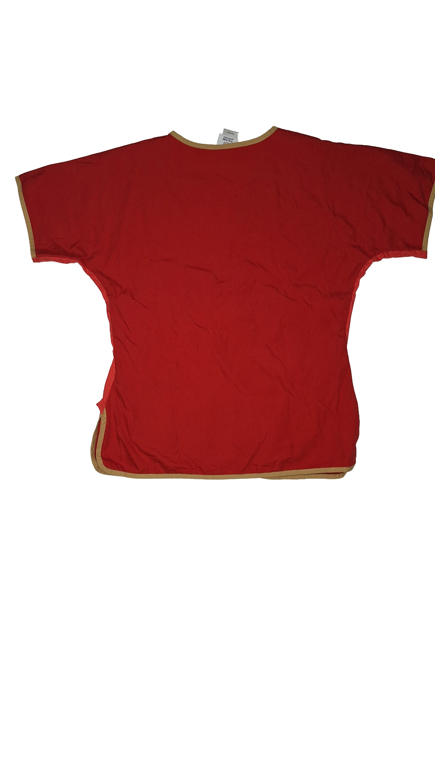 49ers Red And Gold V Neck Team Apparel