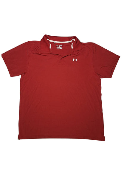 Under Armour Loose Performance Red Polo