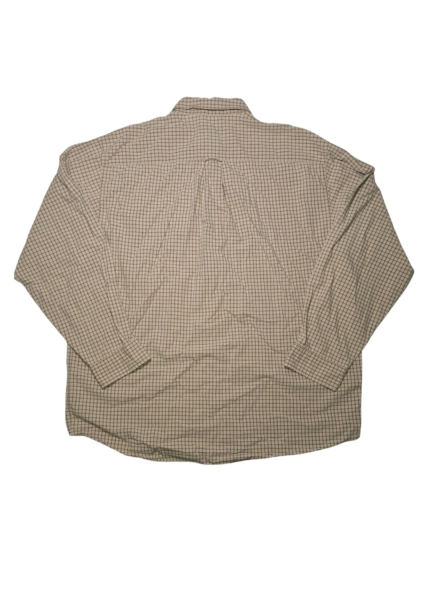 Eddie Bauer Button-Down Tan Shirt
