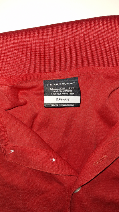 Nike Golf Dri-Fit Polo Red Shirt