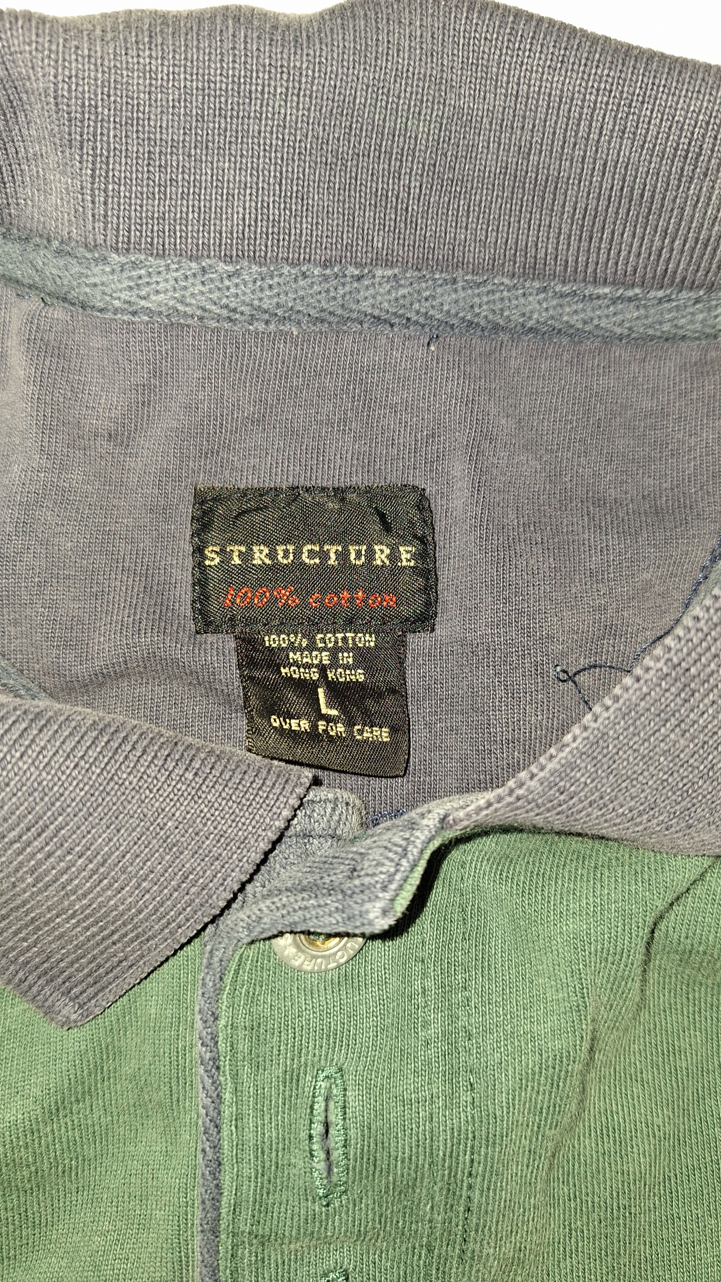 Vintage Polo Knit Green Shirt