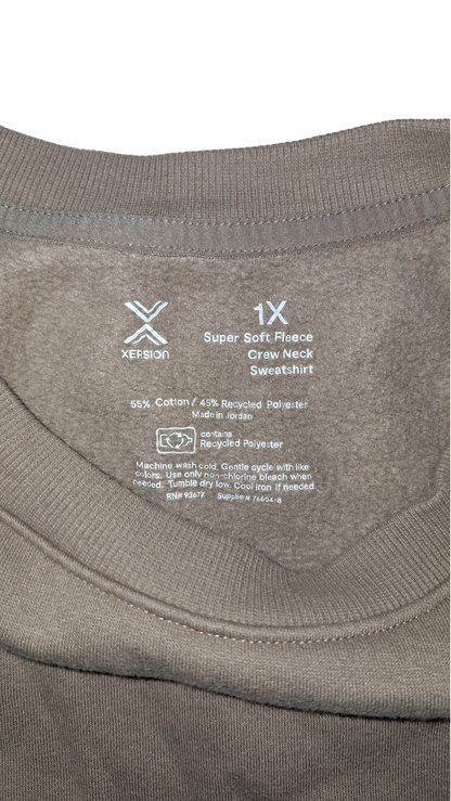 Basic Crewneck Brown Sweatshirt