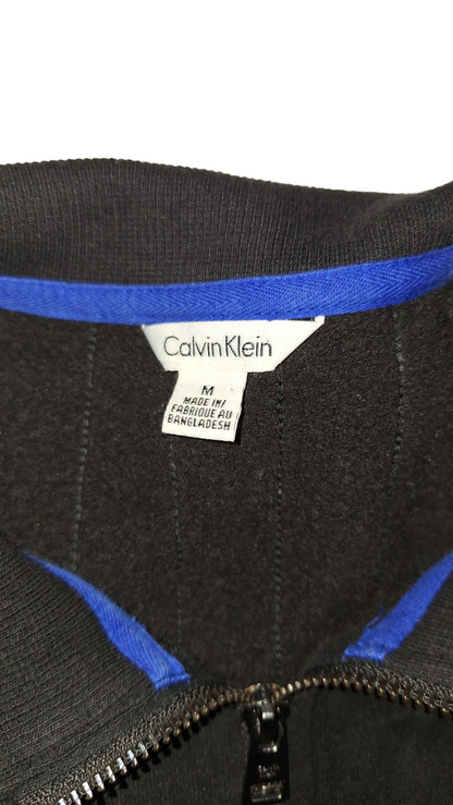 Calvin Klein Black Full-Zip Fleece