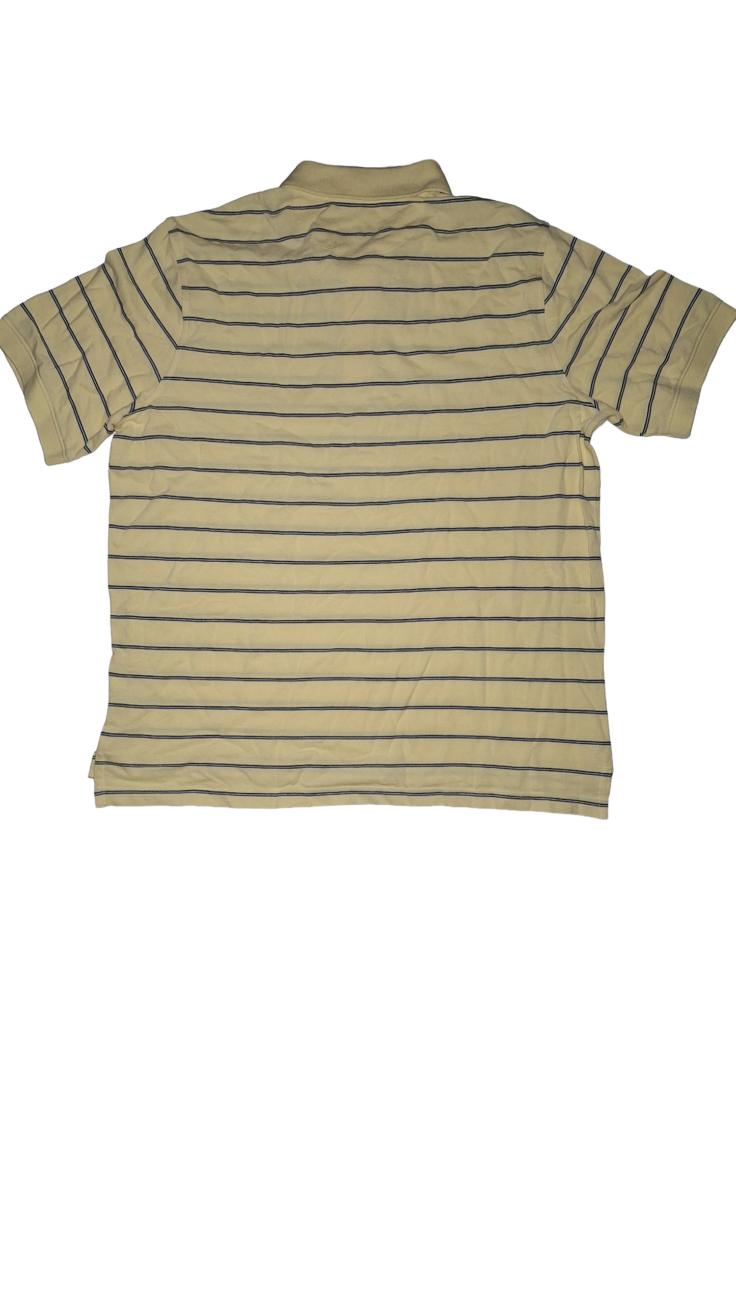 Striped Polo Black And Yellow Shirt