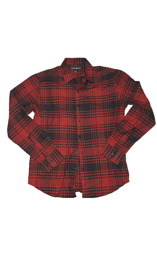 Polo Ralph Lauren Red And Black Plaid Shirt