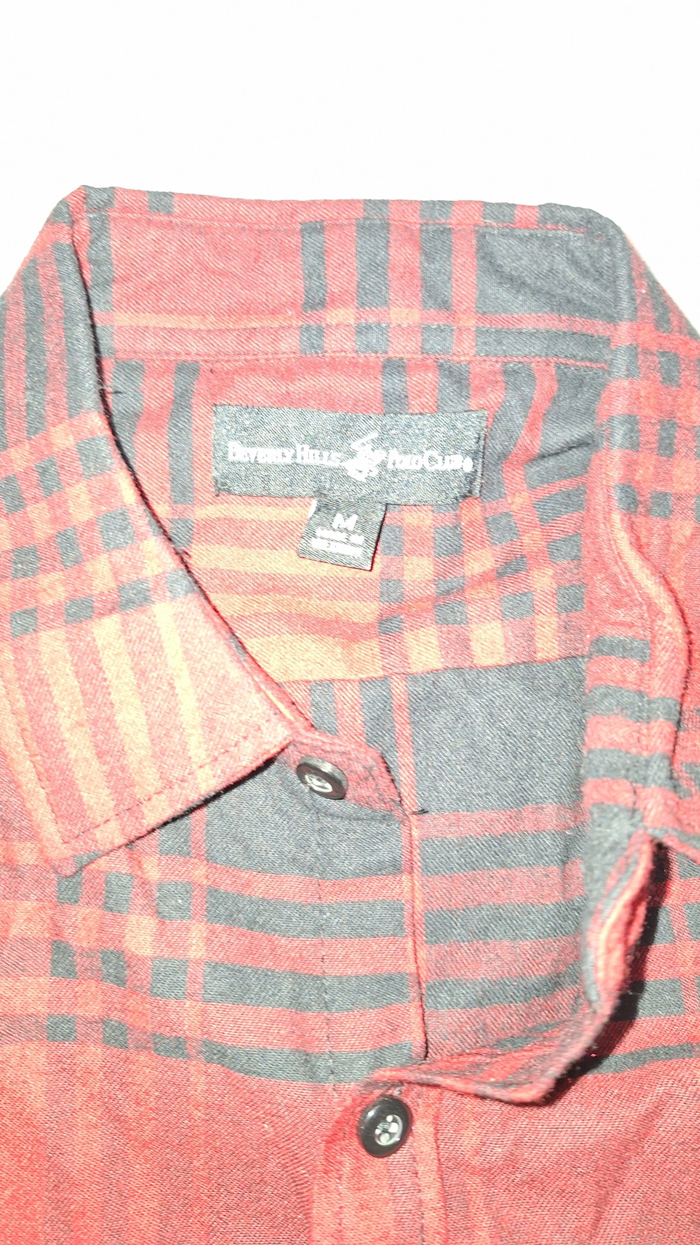 Polo Ralph Lauren Red And Black Plaid Shirt