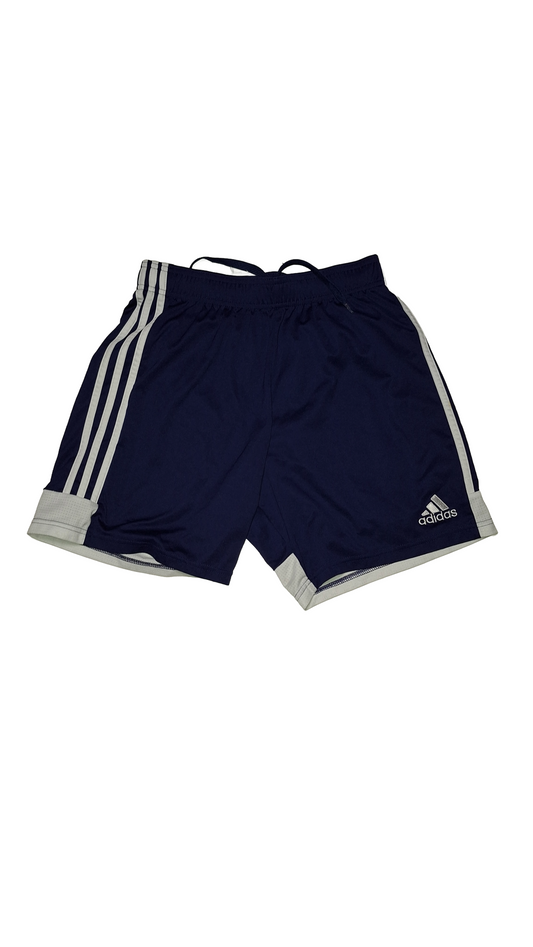 Adidas 3 Stripe Dark Blue Athletic Shorts