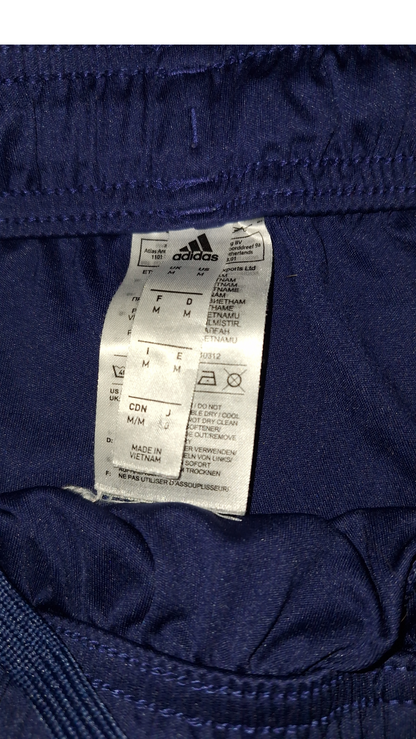 Adidas 3 Stripe Dark Blue Athletic Shorts