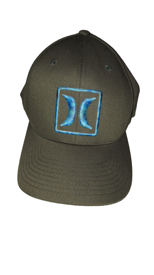 Hurley Grey Embroidered Logo Cap