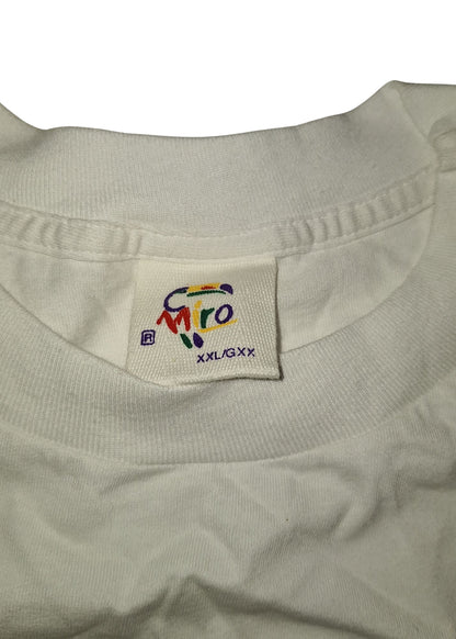 Miro White T-shirt Floral Burst