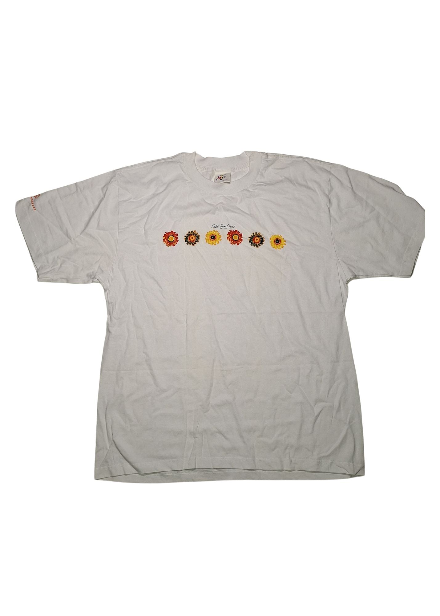 Miro White T-shirt Floral Burst