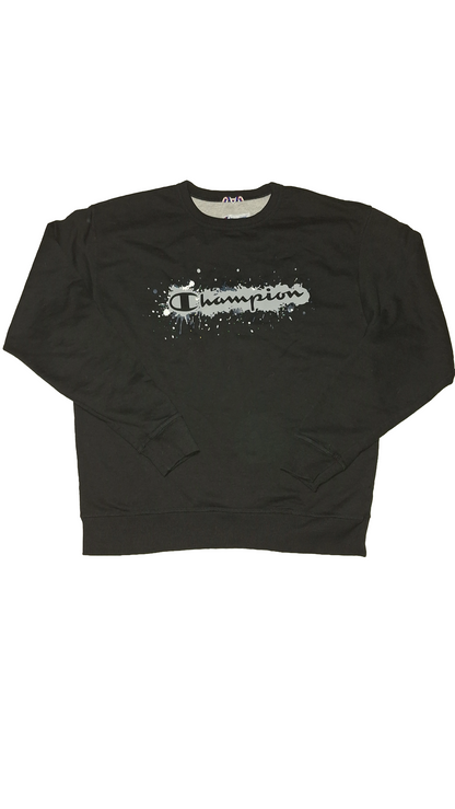 Champion Black Crewneck Sweatshirt
