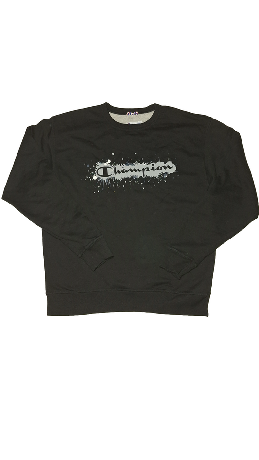 Champion Black Crewneck Sweatshirt