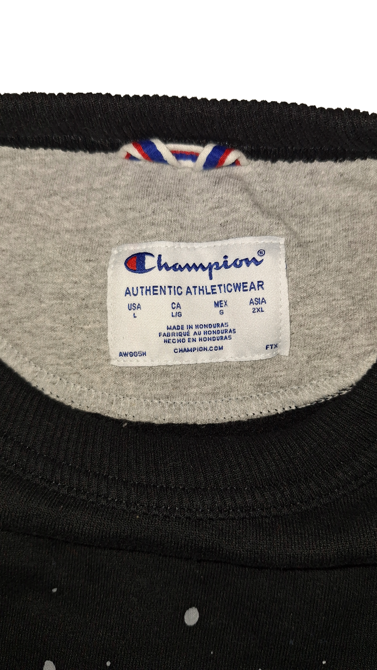 Champion Black Crewneck Sweatshirt