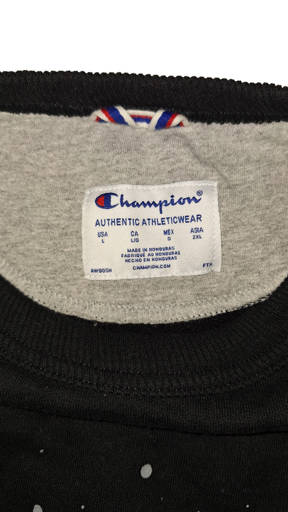 Champion Black Crewneck Sweatshirt