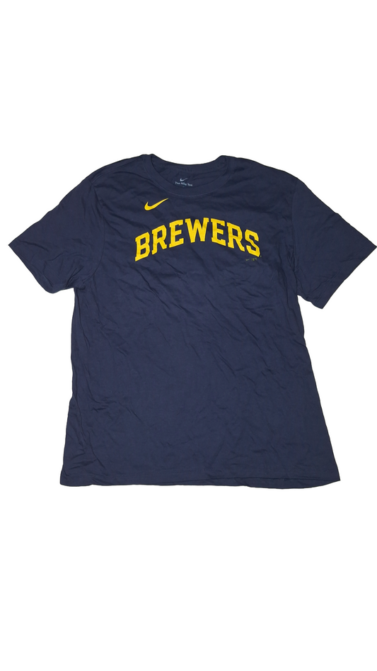 Nike Milwaukee Brewers Blue T-shirt