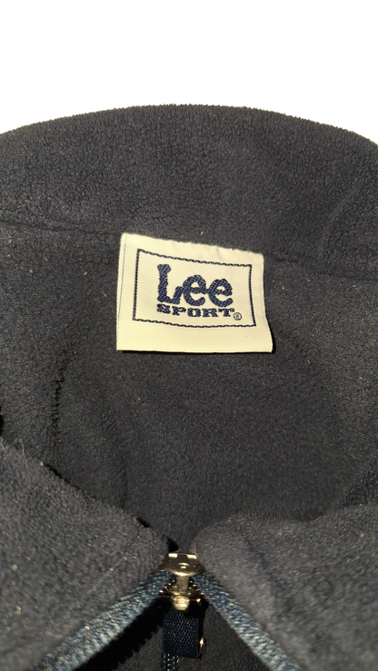 Chicago Bears Quarter Zip Blue Fleece