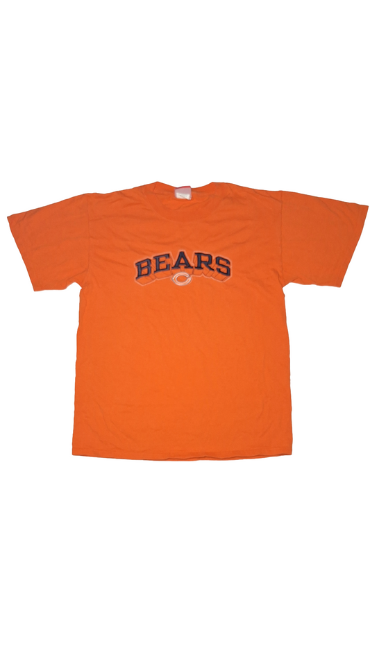 Chicago Bears Embroidered Orange T-shirt