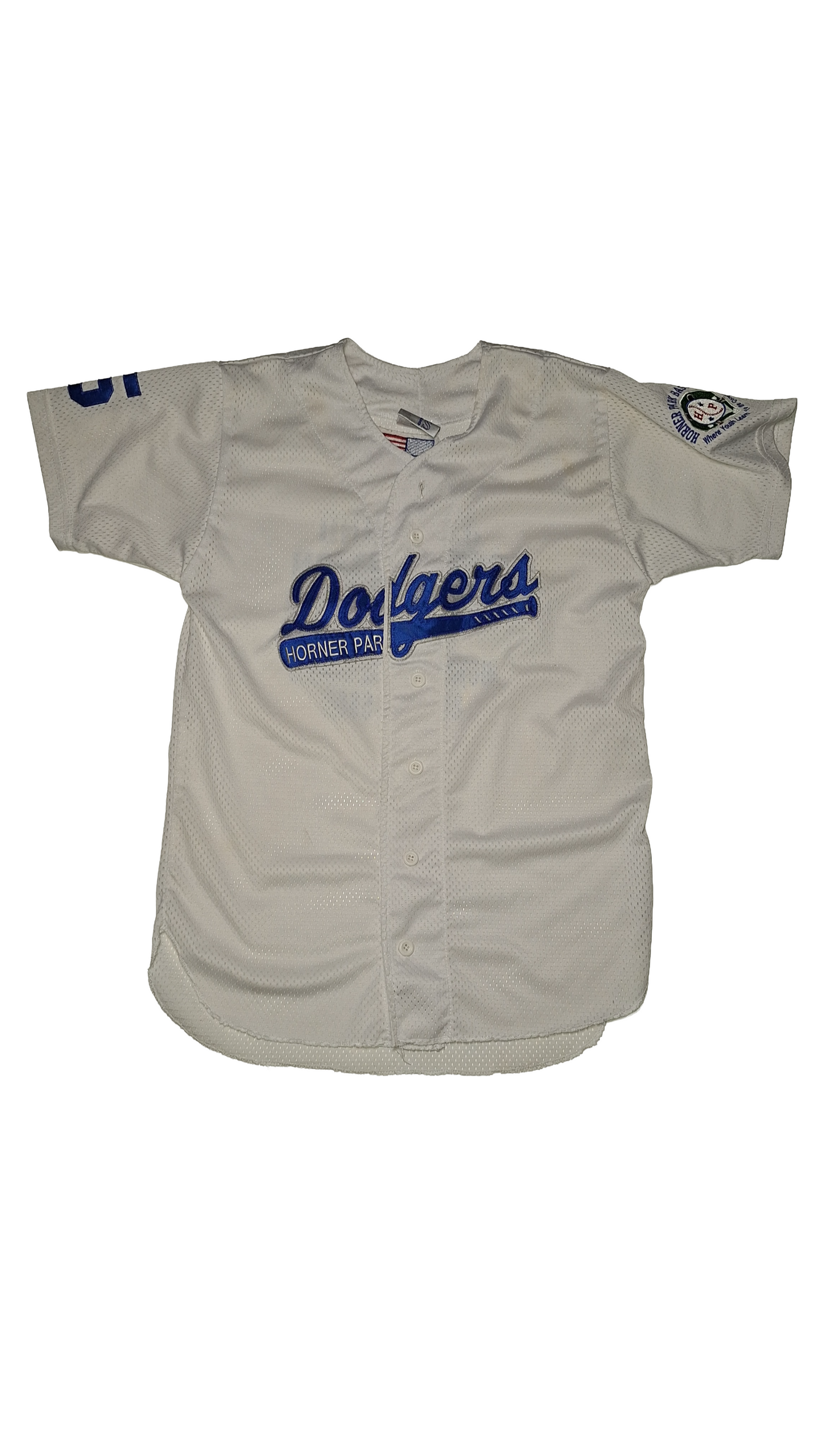 Dodgers Baseball White Team Jersey