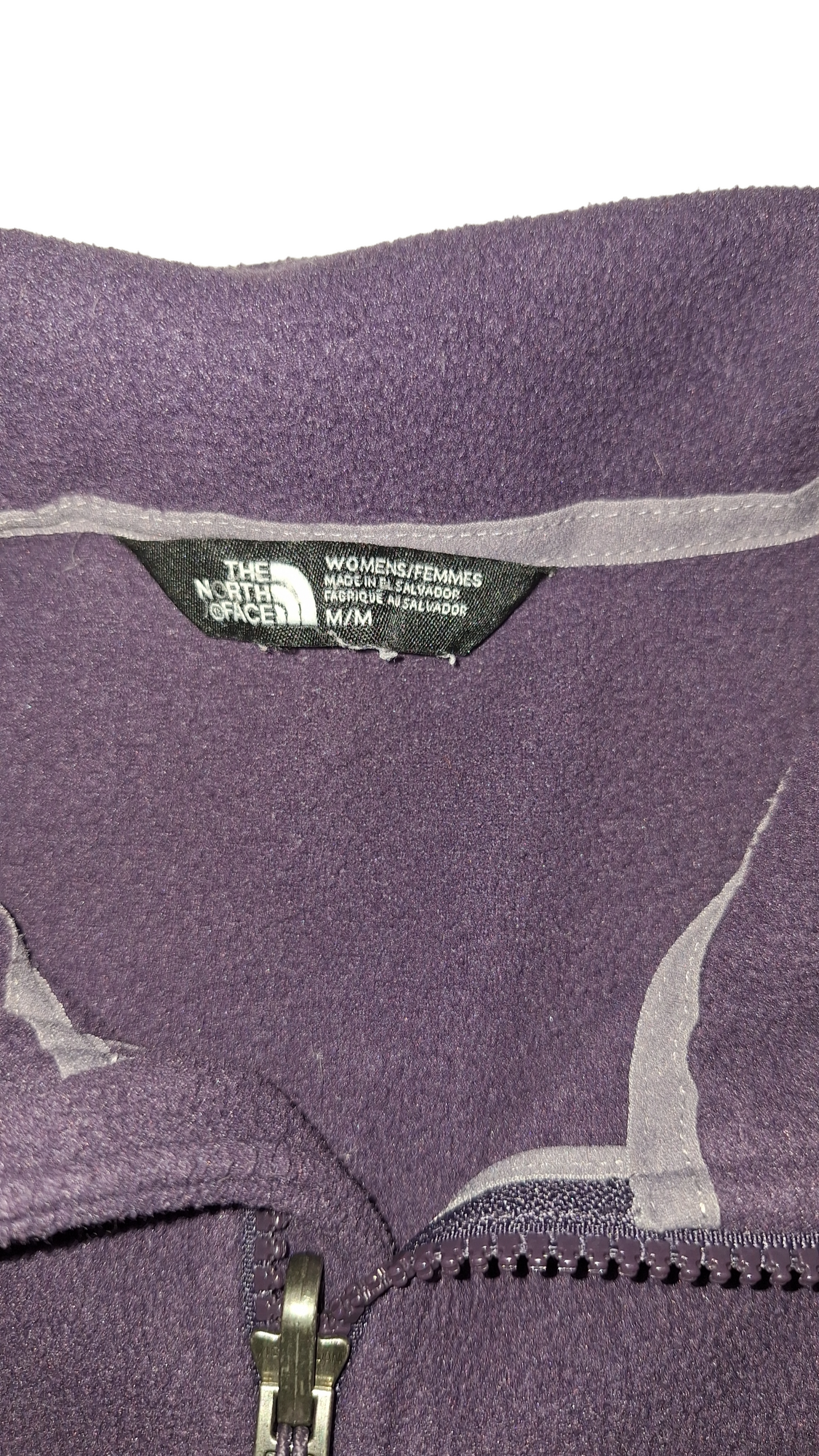 The North Face Full-Zip Purple Fleece