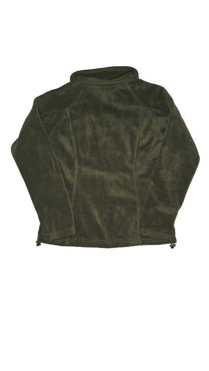 Columbia Full-Zip Dark Green Fleece