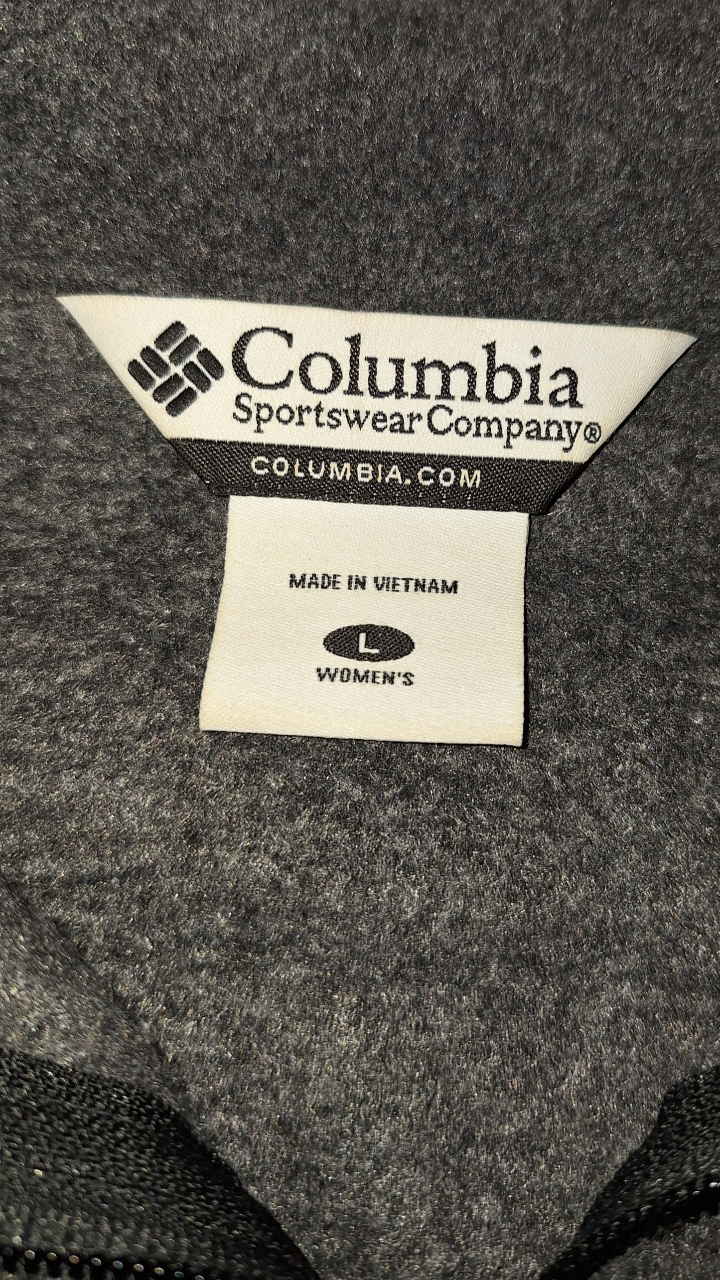 Columbia Quarter Zip Grey Fleece