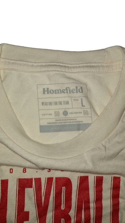 Nebraska Huckers Volleyball 2023 Red And White T-shirt