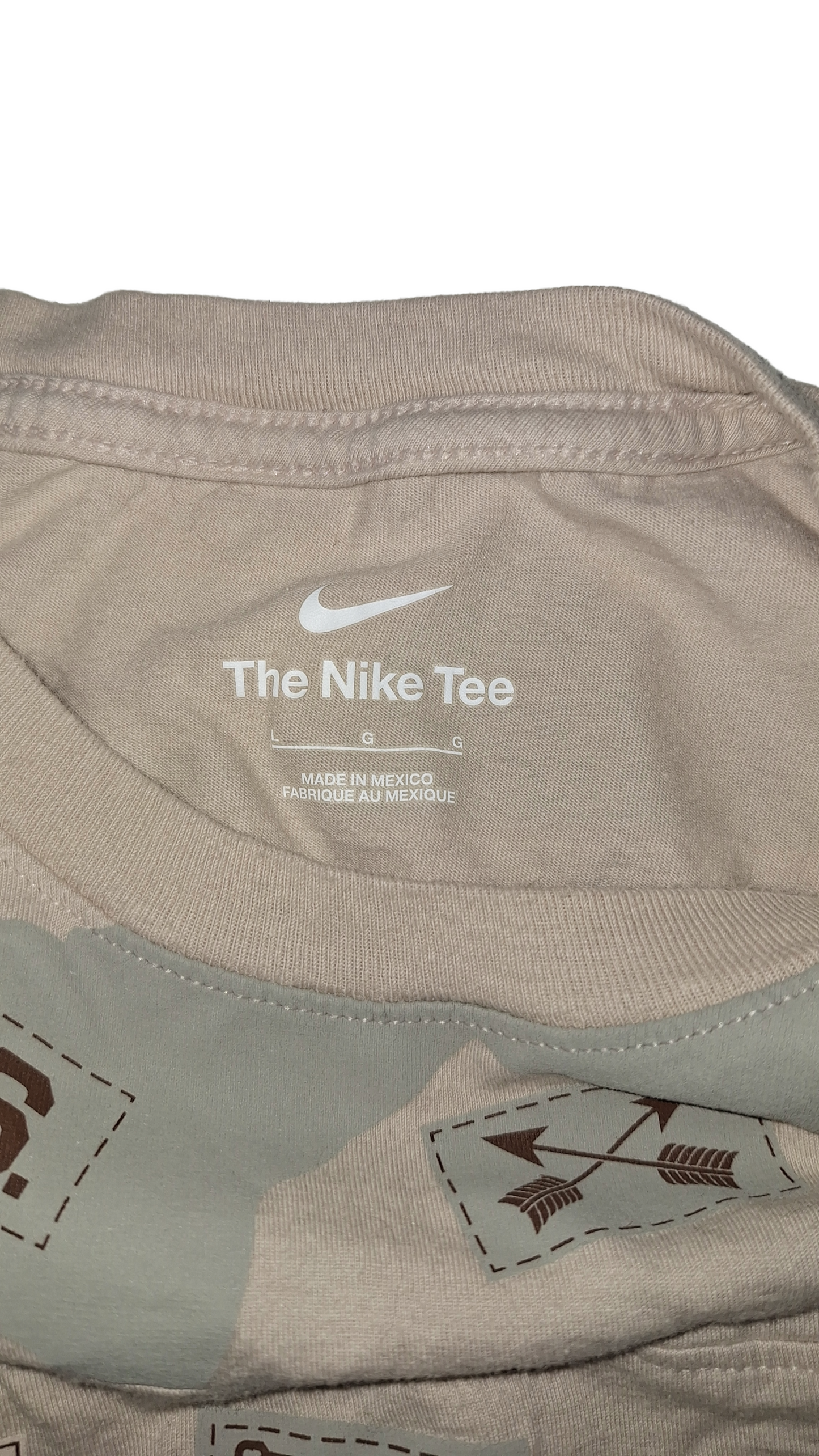 Nike Army Military Tan T-shirt
